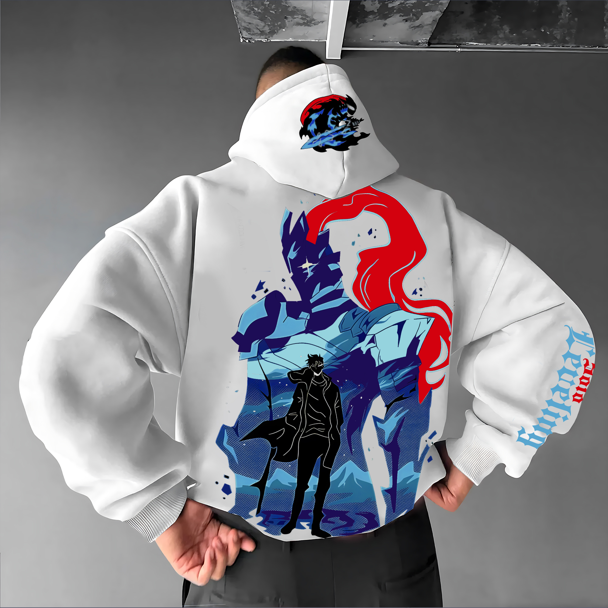 Unisex  ' Comicssoul '  Anime Graphic Streetwear Vintage Hoodie