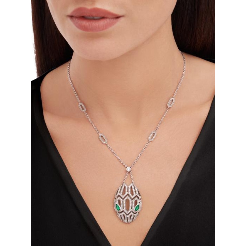 Replicate Serpenti Seduttori gilded snake necklace(1:1 replica) - Original Replica Club