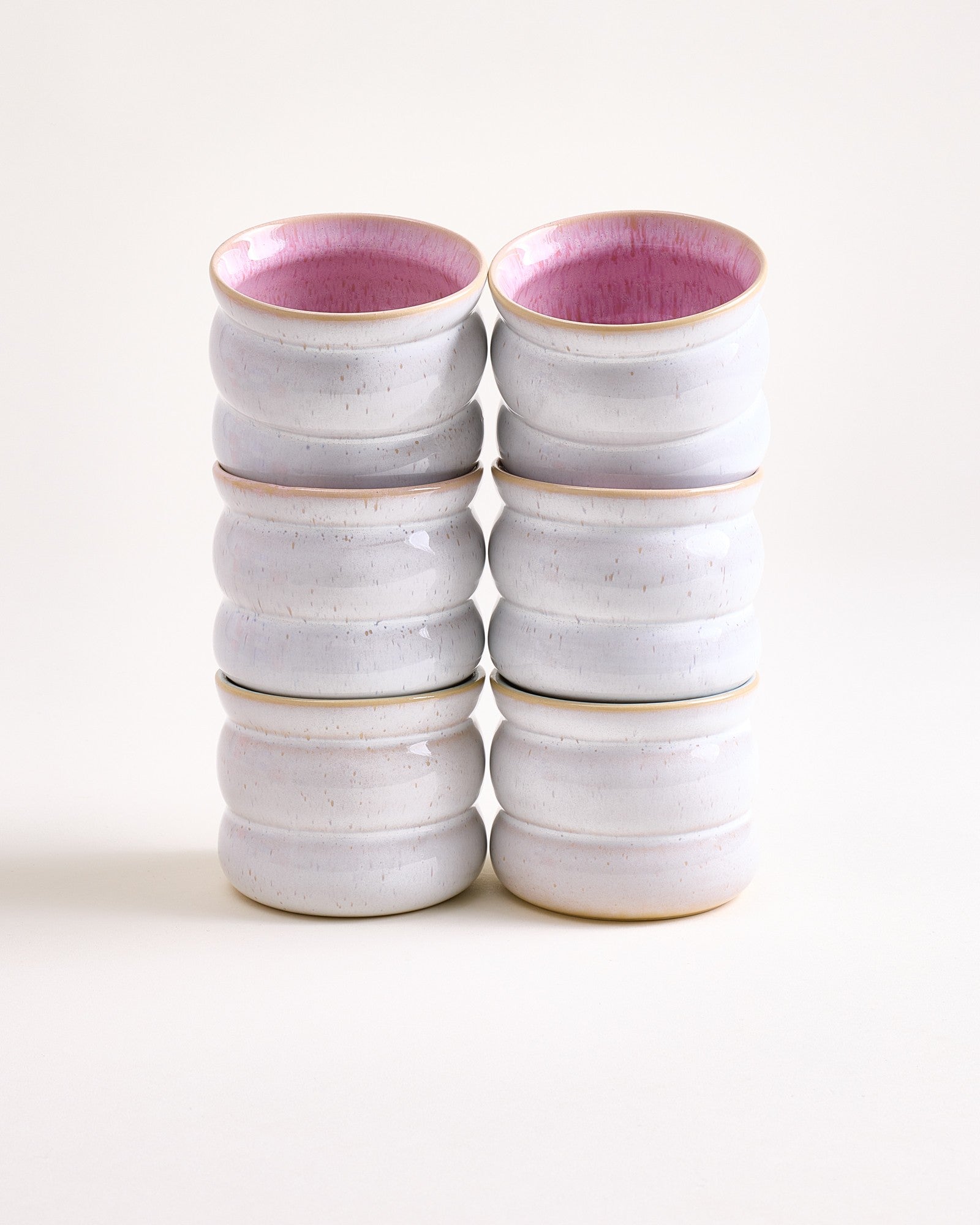 Areia Becher klein bubble rosé 6er-Set