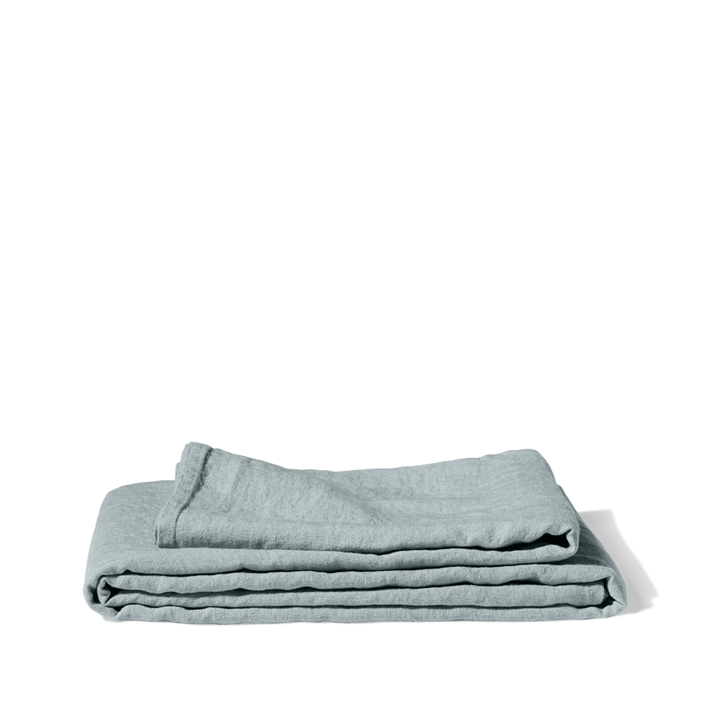 Nappe en lin lavé - Gris Vésuve