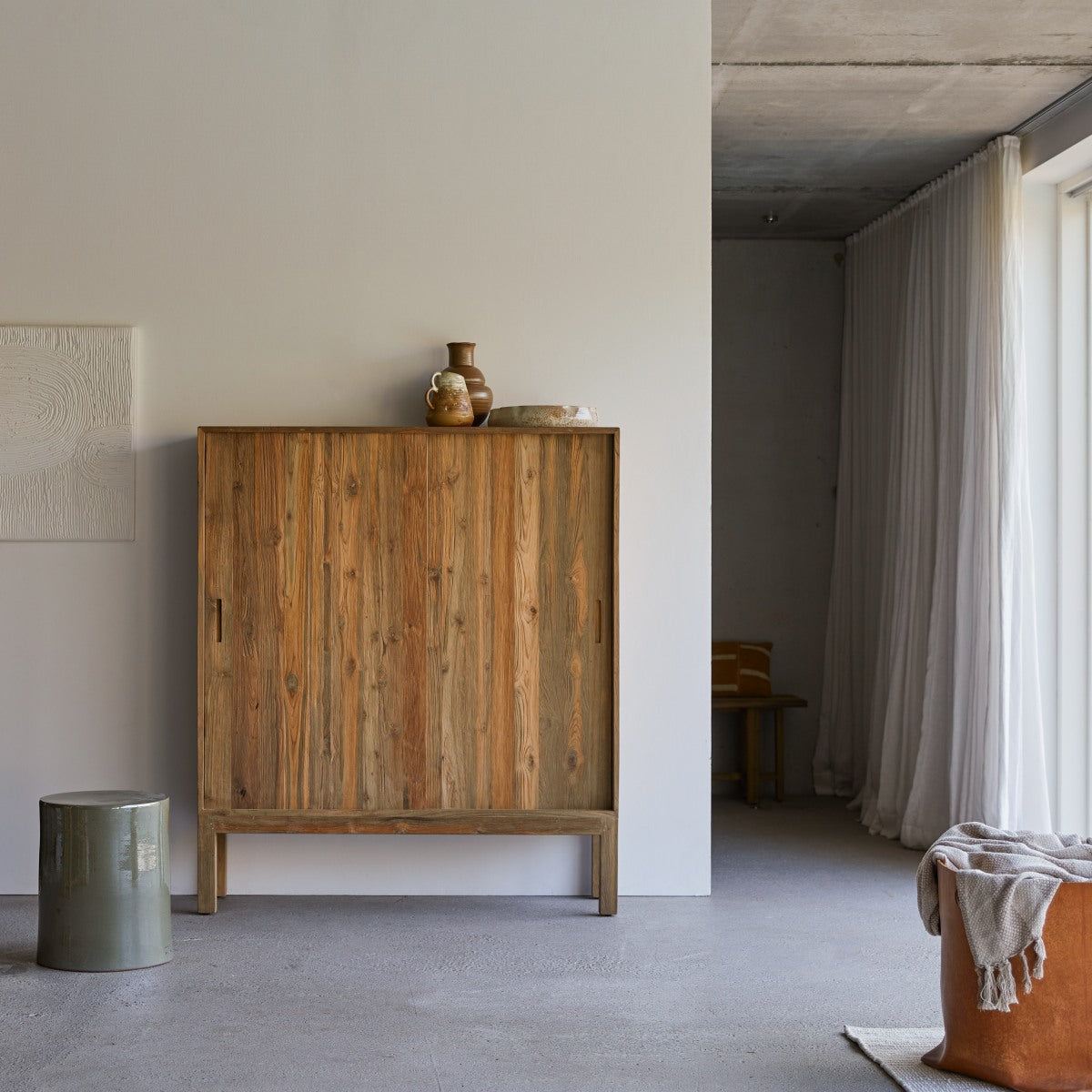 Tikamoon - Elias - Dressoir van gerecycled massief teakhout 130 cm