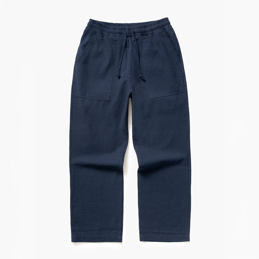 Service Works - Pantalon Chef Seersucker - Marine
