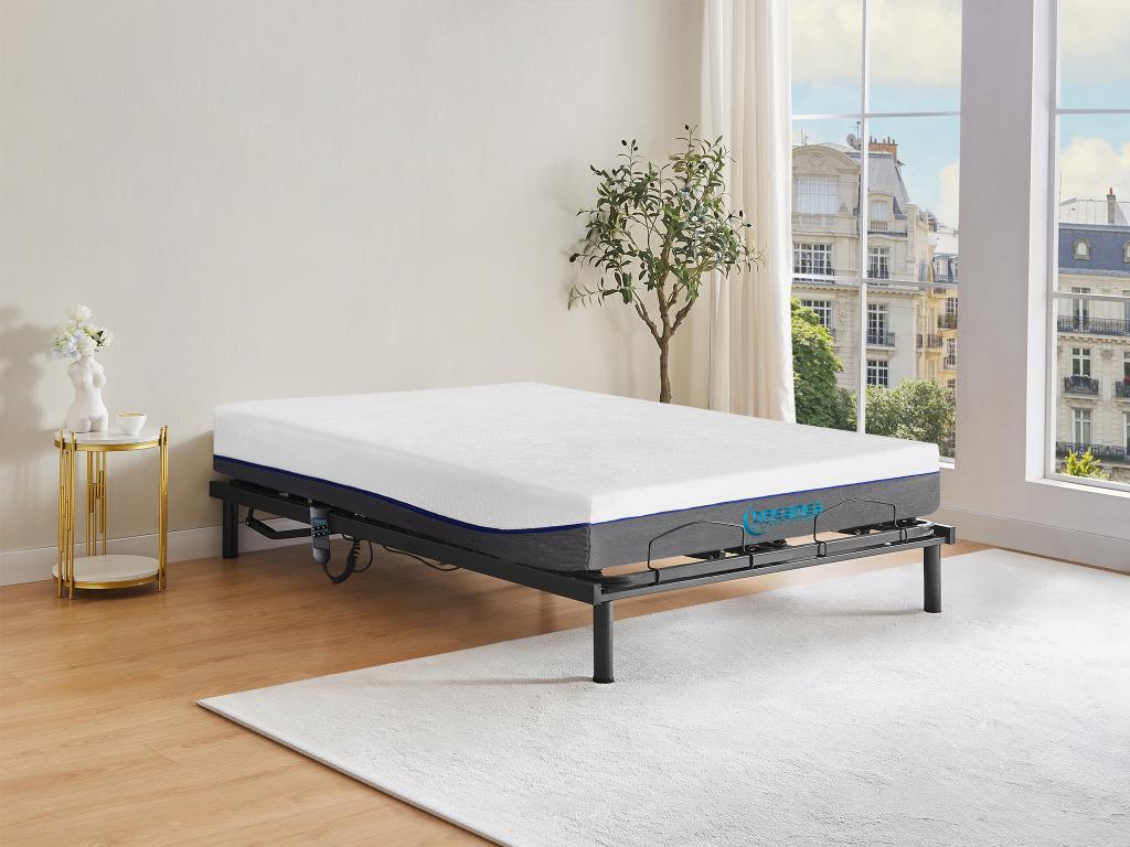 Cama articulada eléctrica con memoria de forma JIMBARAN II de Laocacasas - motor OKIN - 140x200 cm
