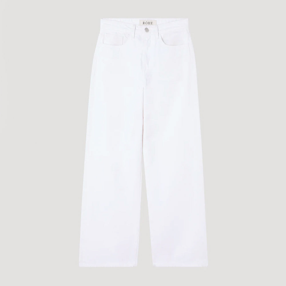 Rohe - Jeans Baggy Fit Denim - Blanc Optic