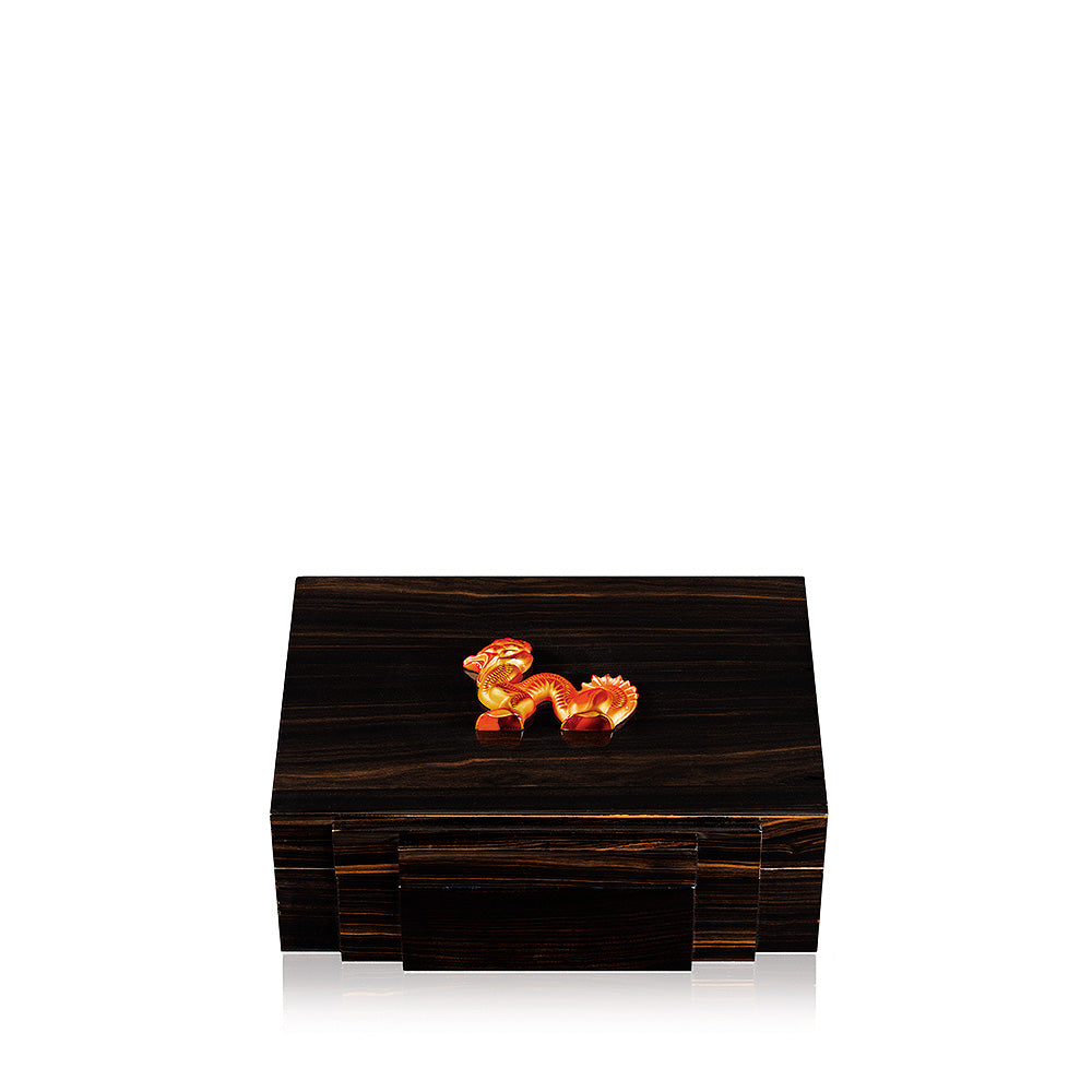 BOÎTE À BIJOUX DRAGON PETIT MODÈLE - CRISTAL AMBRE, PETIT MODÈLE