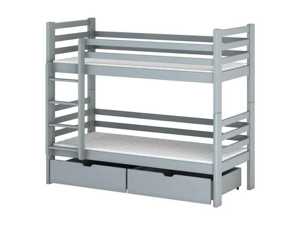 Litera Mueblestop BB004 90x190 cm Gris 94707GVTP