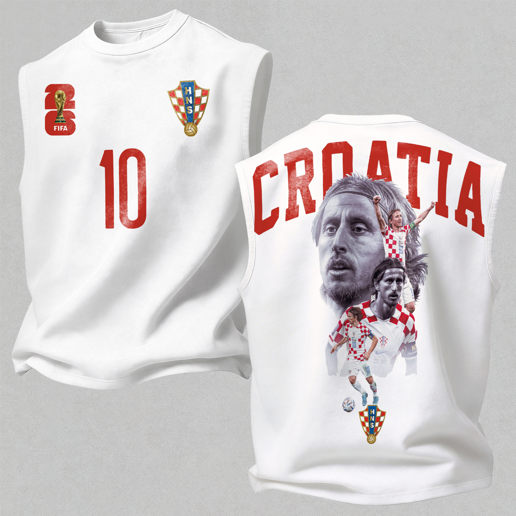 Number 10 Football Legend Star Print Men's Tank