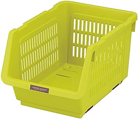 JapanBargain 4670, Japanese Stackable Storage Bin Kitchen Pantry Organizers Food Basket for Fruit Potato Condiments and Spices, Made in Japan