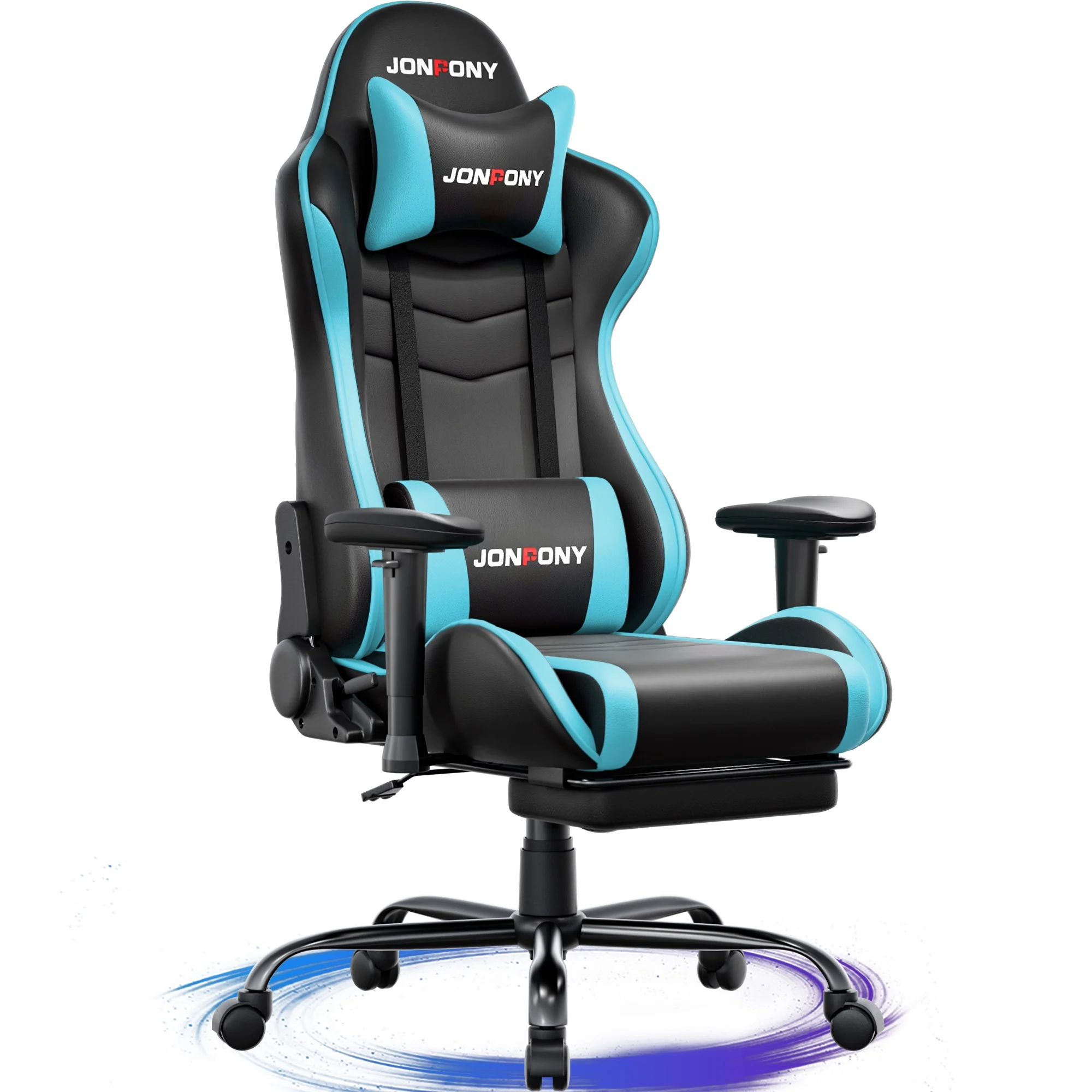JONPONY Big and Tall 500LBS Gaming Chair, Ergonomic Design, Gamer Chair PU Leather with Footrest and Lumbar Support, High Back Office Chair Support 8 Hours Long Sitting, Computer Chair,Red - Image 88