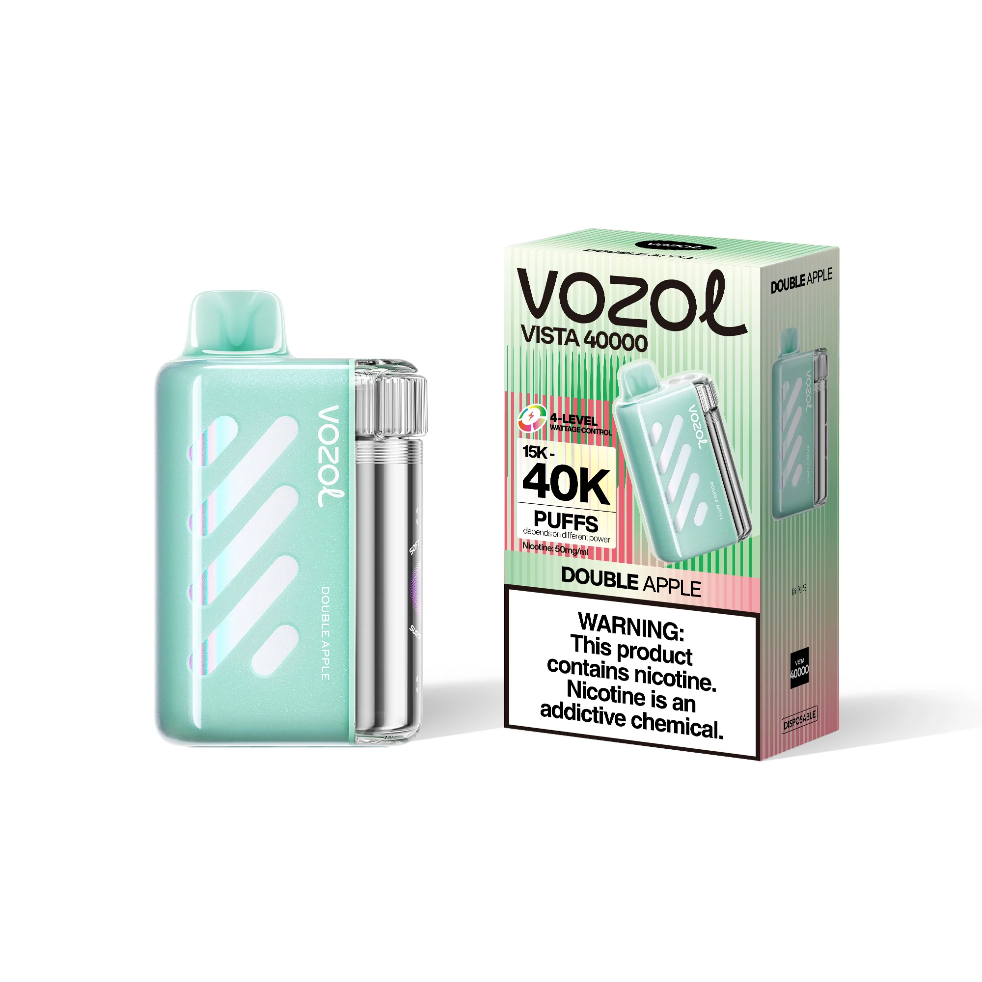 VOZOL VISTA 40K kertakäyttöinen sähkötupakka (kaikki maut)