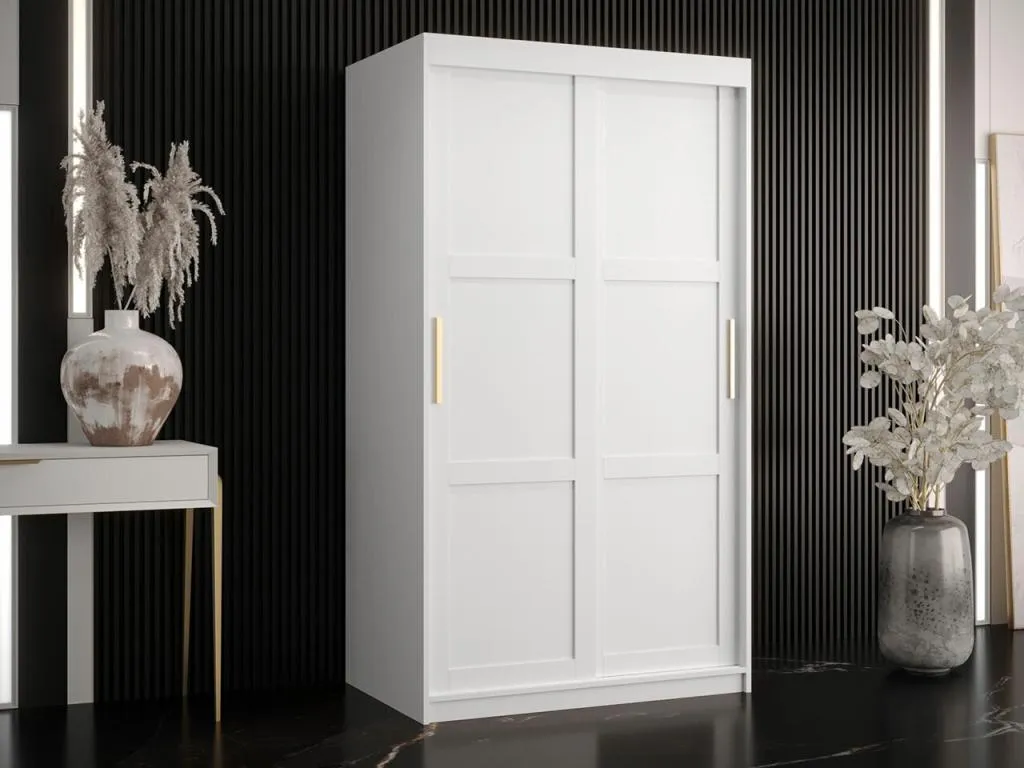 Armario Andreuworldcasa G112 Blanco 200x100x62cm Puertas de armario - Correderas