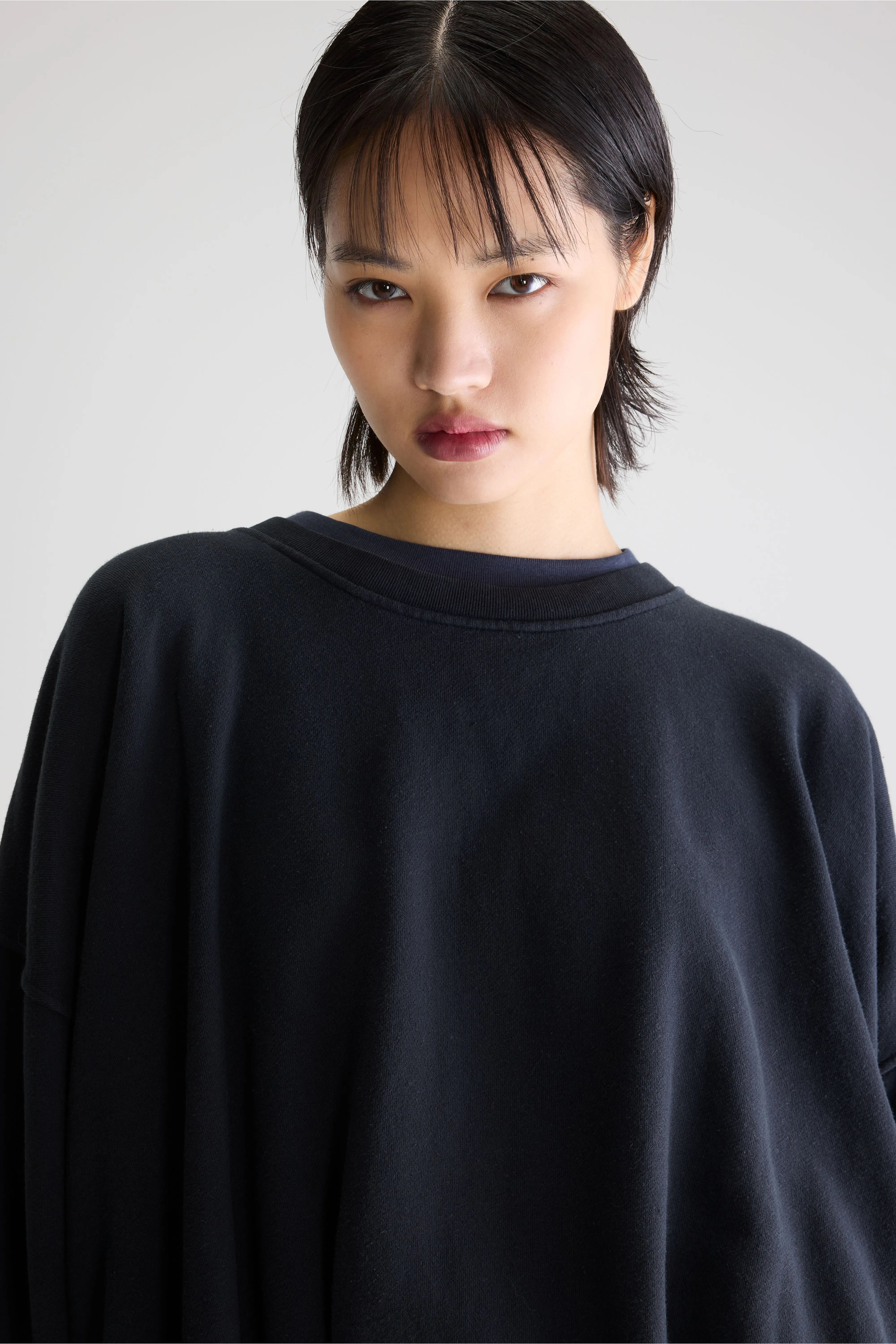 Bellerose Finko short sweatshirt (261 / W / NAVY)