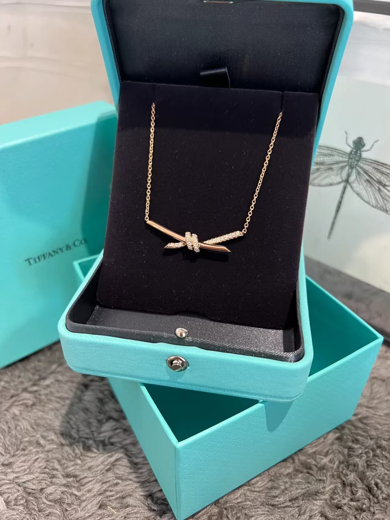 Tiffany Knot Pendant Necklace - Original Replica Club