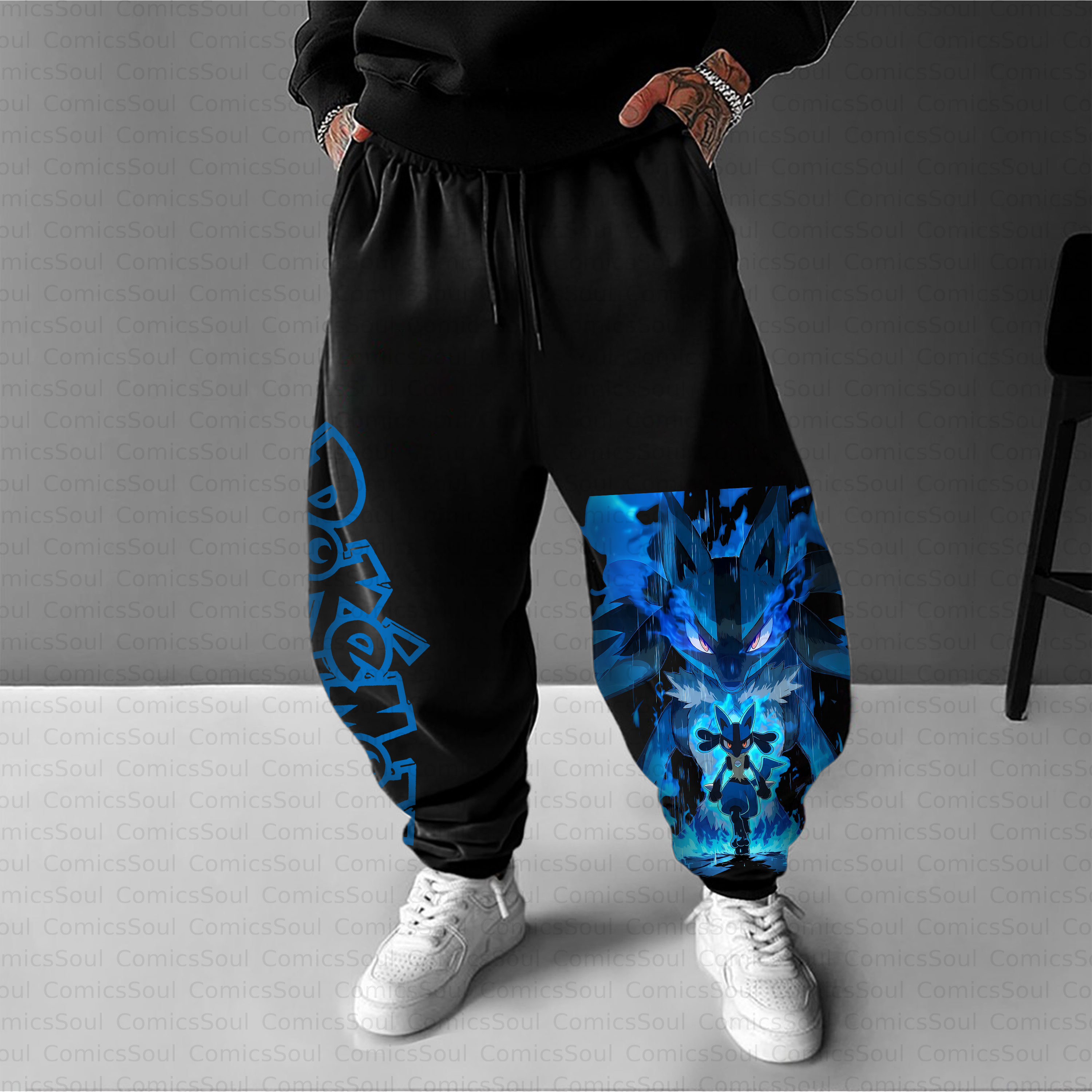 Unisex Casual Anime Streetwear Pant