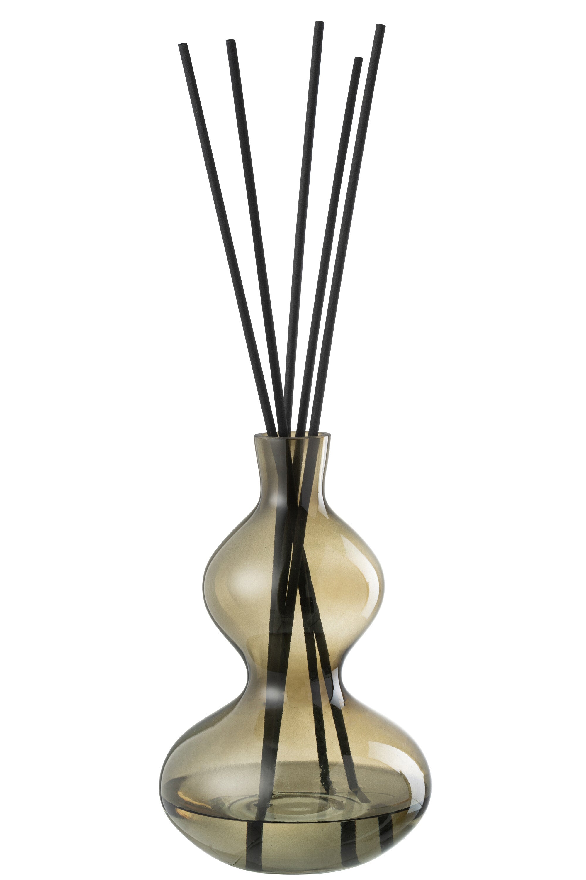 J-Line geurstokjes Olive & Frank Incense - glas - groen - la