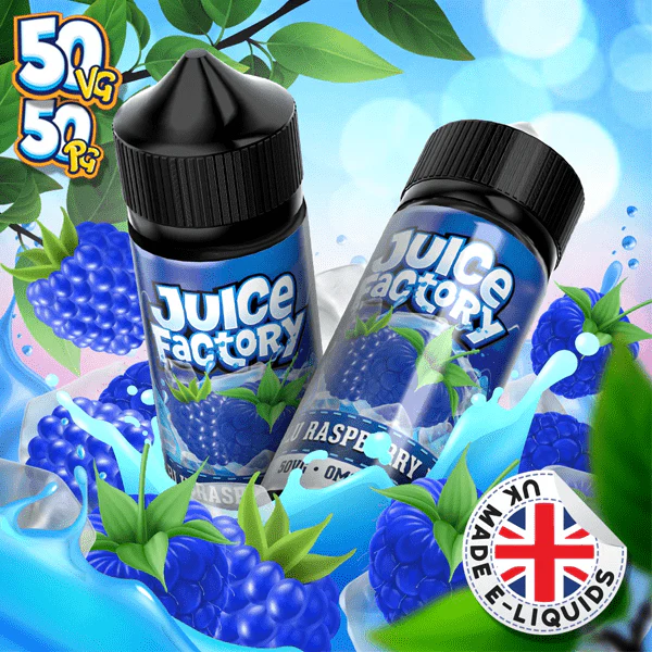 Juice Factory E Liquid - Blu Raspberry Ice