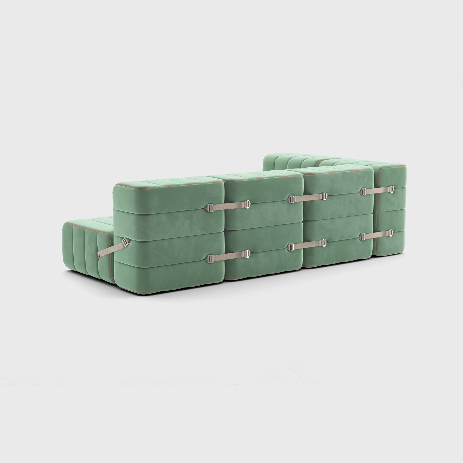 Curt-Set 9 - Barcelona - Patina (licht Groen)