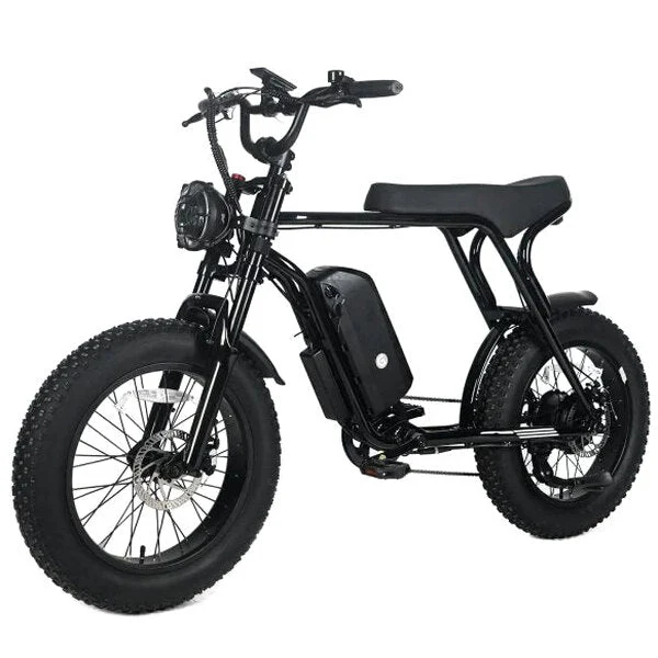Electric Mountain Bike For Adults, 20 x 4.0 Fat Tires, 1000W Motor, 48V 20Ah Battery, Black - G-M1Sp - Image 3 Electric Mountain Bike For Adults, 20 x 4.0 Fat Tires, 1000W Motor, 48V 20Ah Battery, Black - G-M1Sp - Image 3