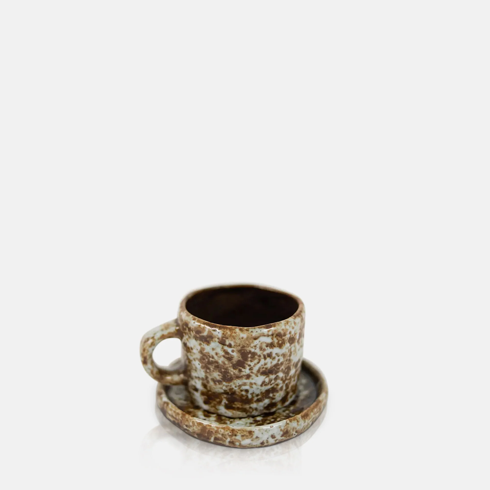 Norman Cup and Saucer, Mocha