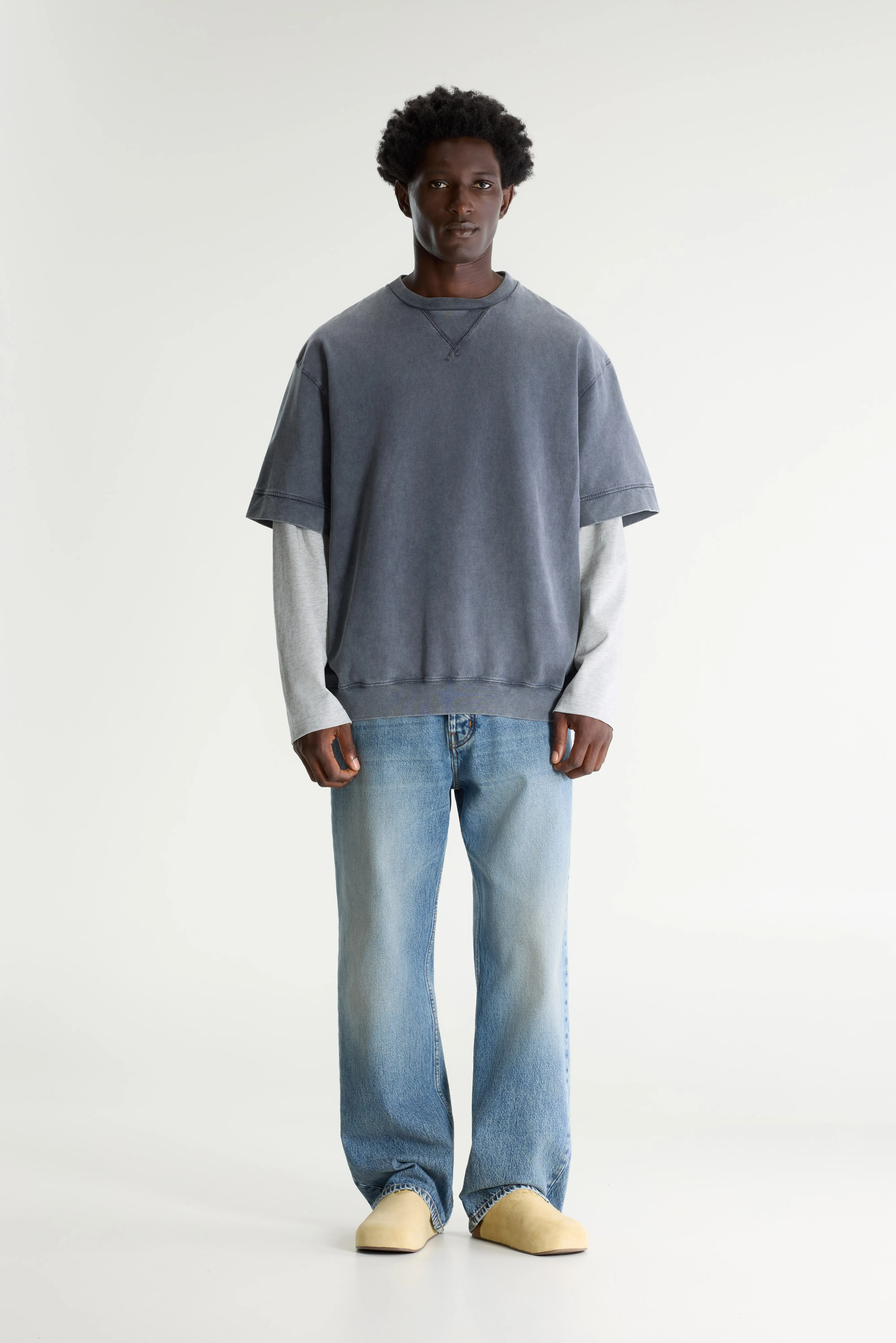 Bellerose Fantom short sleeve t-shirt (261 / M / NAVY)