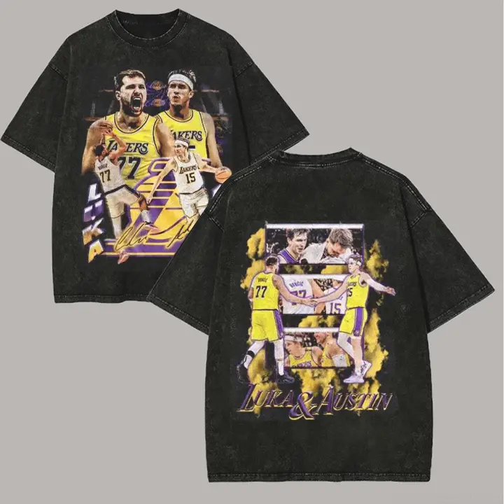 LUKA DONCIC & AUSTIN REAVES VINTAGE TEE