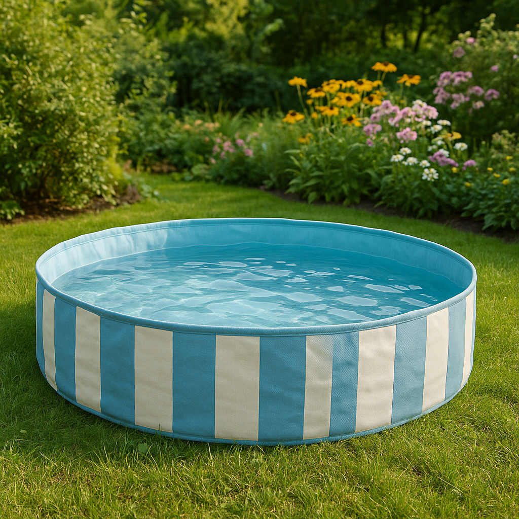 Piscina tubular redonda Redonda Sí Piscina Tubular PVC, Poliéster 457x107 cm Celeste/Blanco
