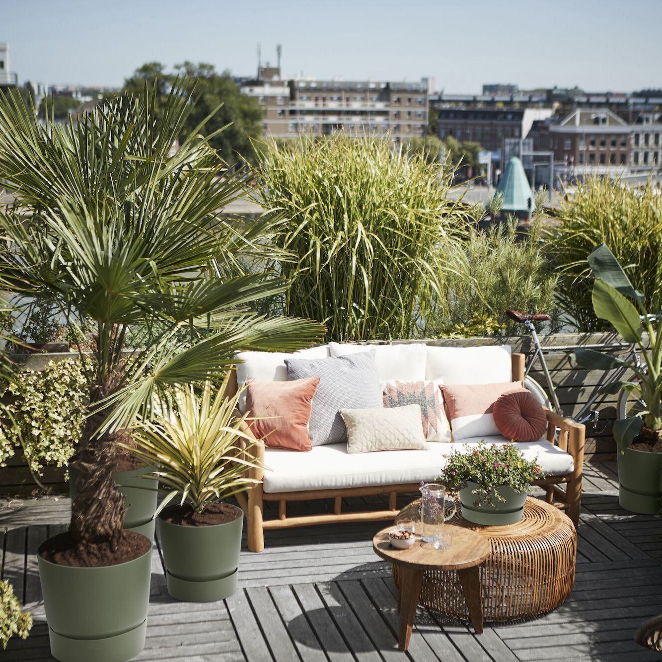 elho Greenville Bloempot 47 cm - 100% gerecycled kunststof