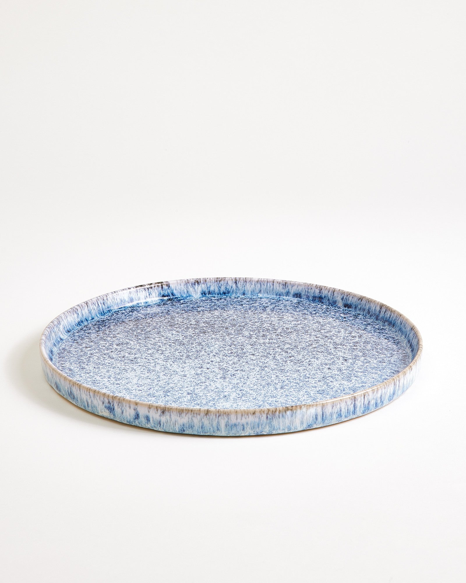 Cordoama Teller groß modern blau