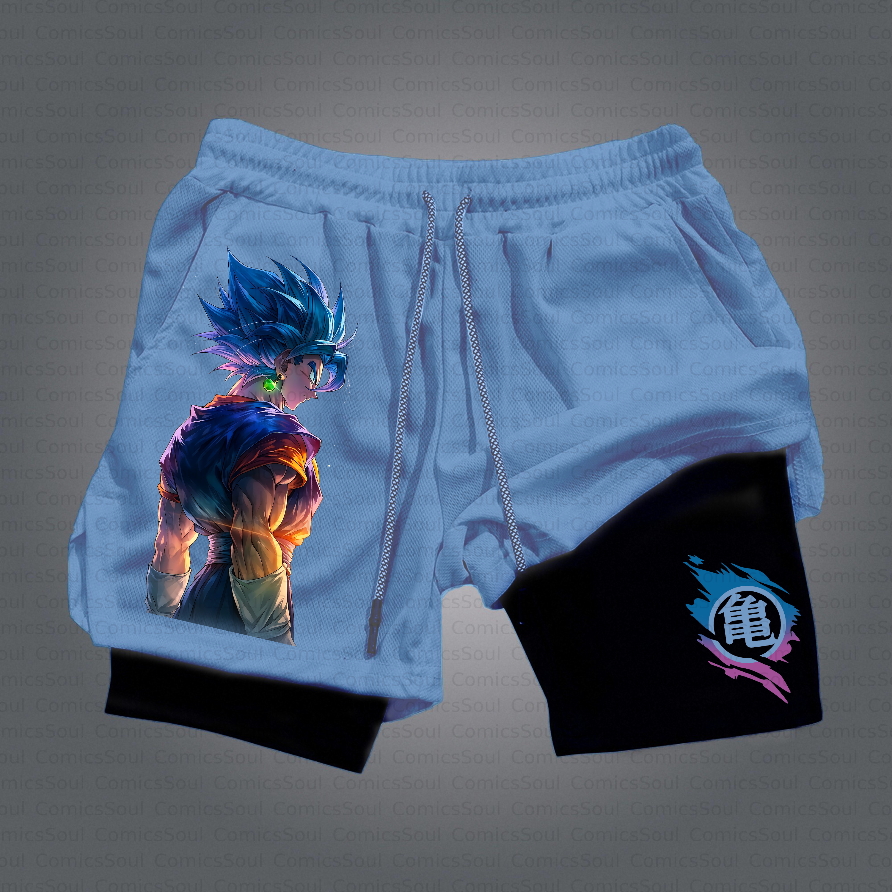 Unisex Casual Anime Style Shorts