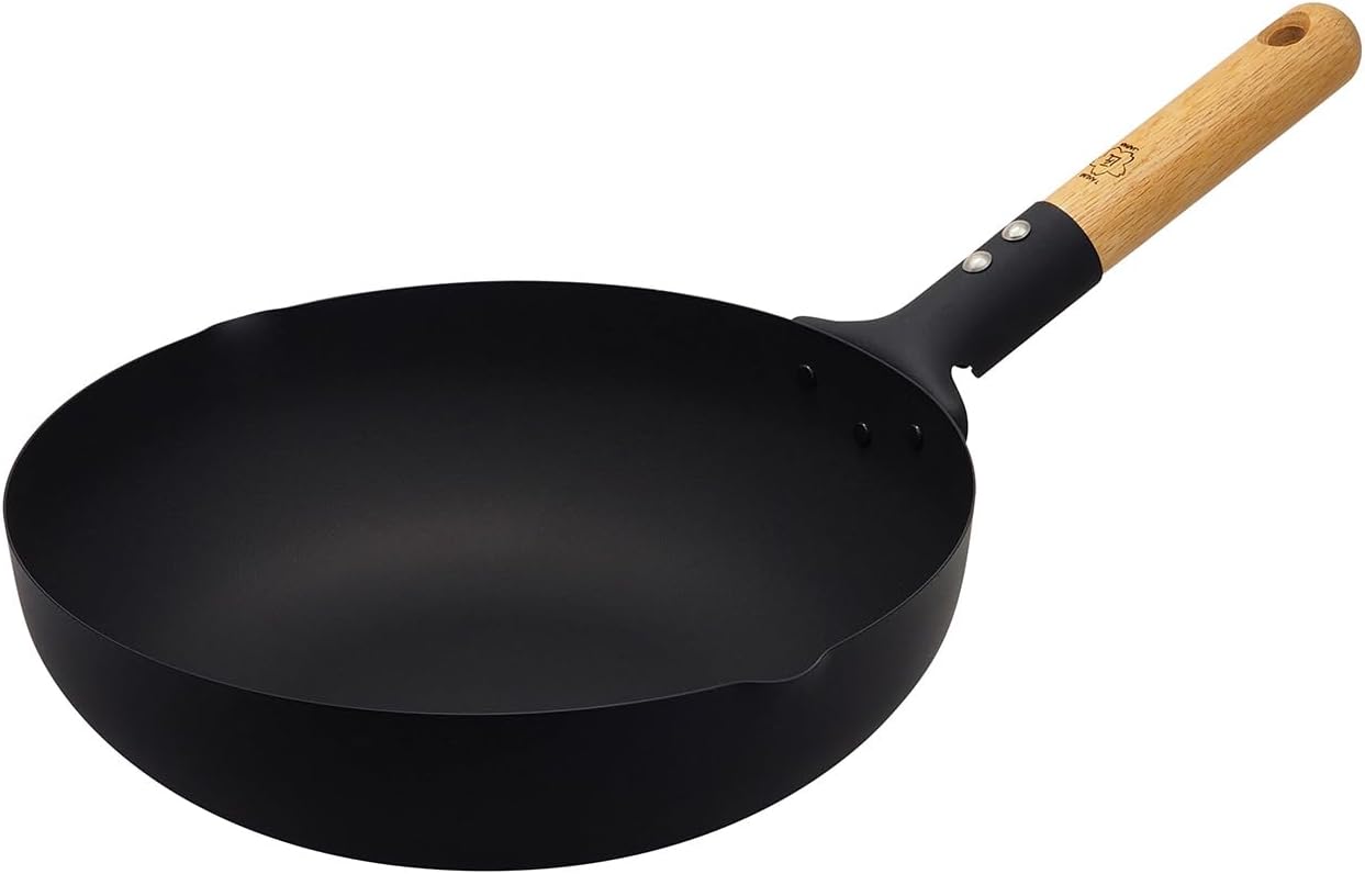 Takumi MGIT28P Frying Pan, Made in Japan, 11.0 inches (28 cm), Induction Compatible, Magma Plate, Iron