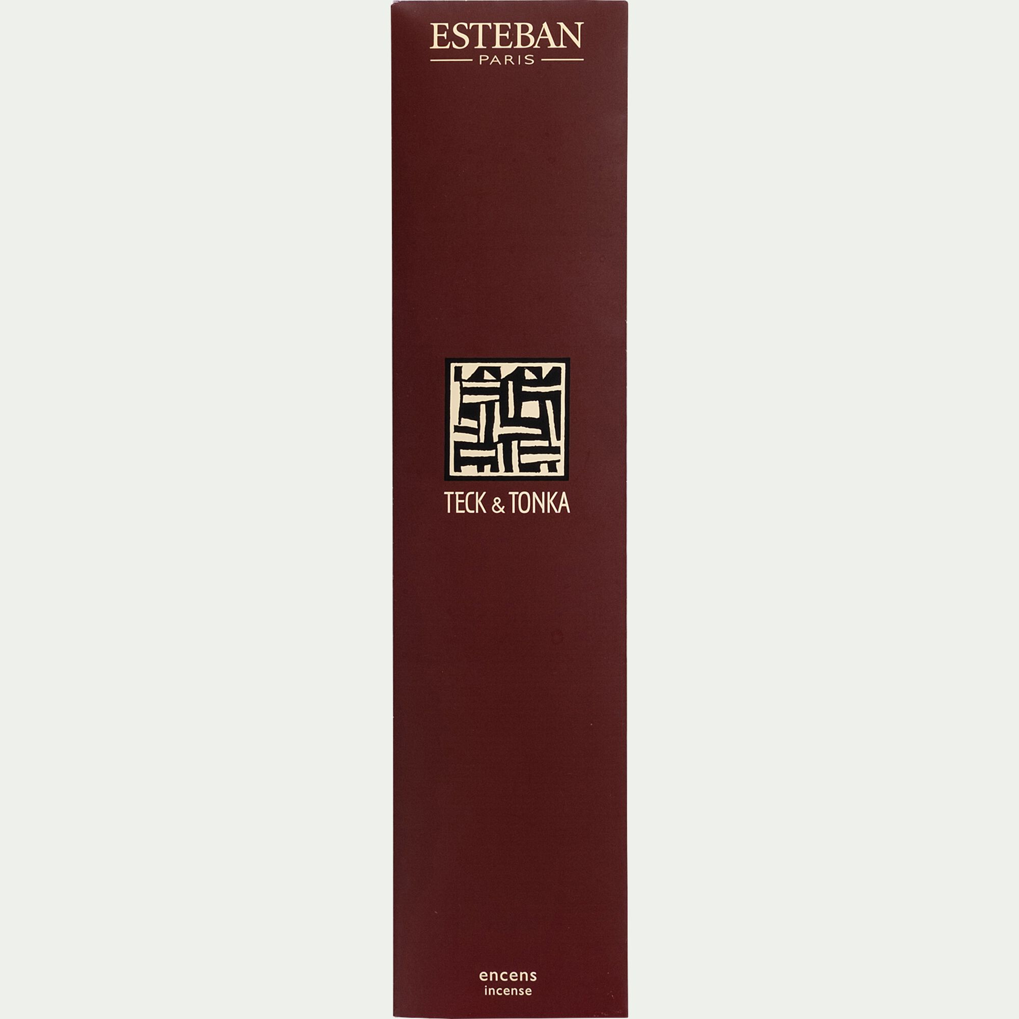 ESTEBAN - Batons d'encens indien senteur teck et tonka