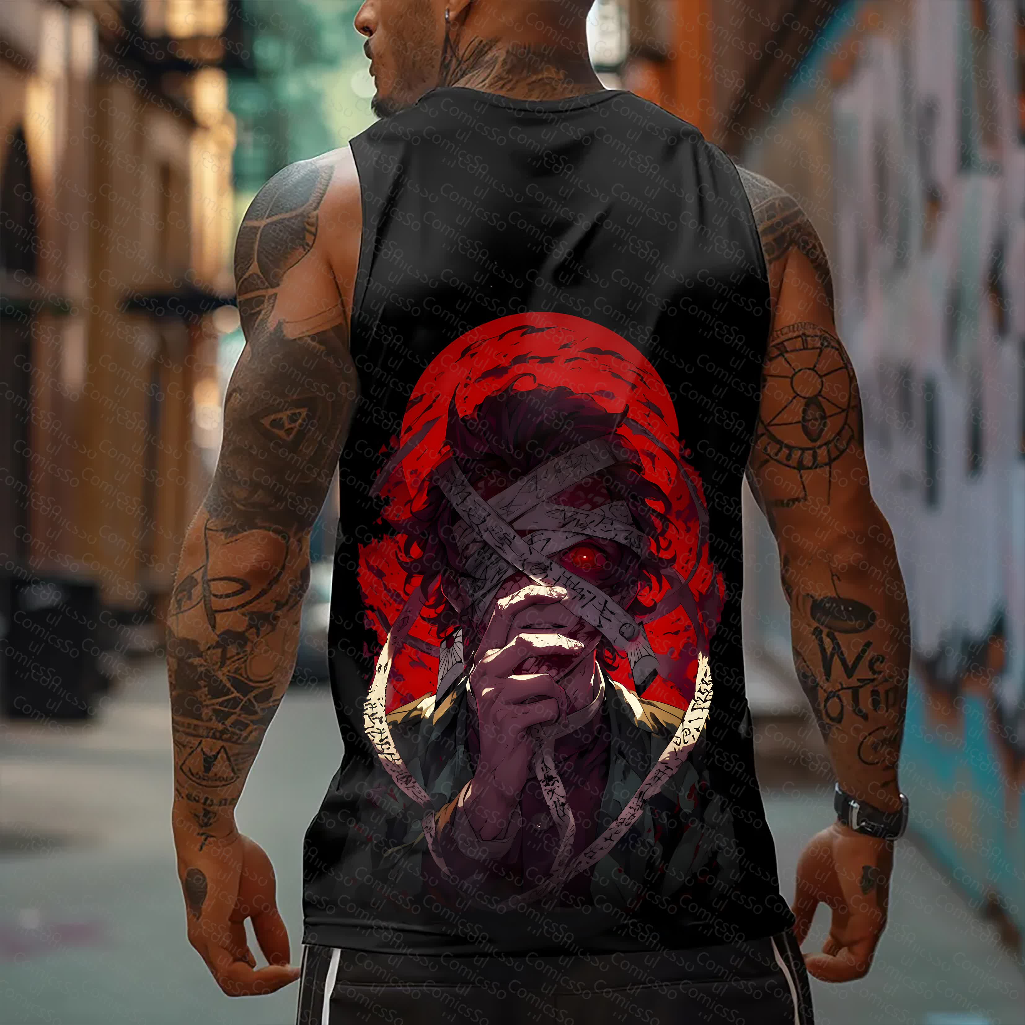 Unisex  “ Comicssoul” Casual Anime  Tank Top