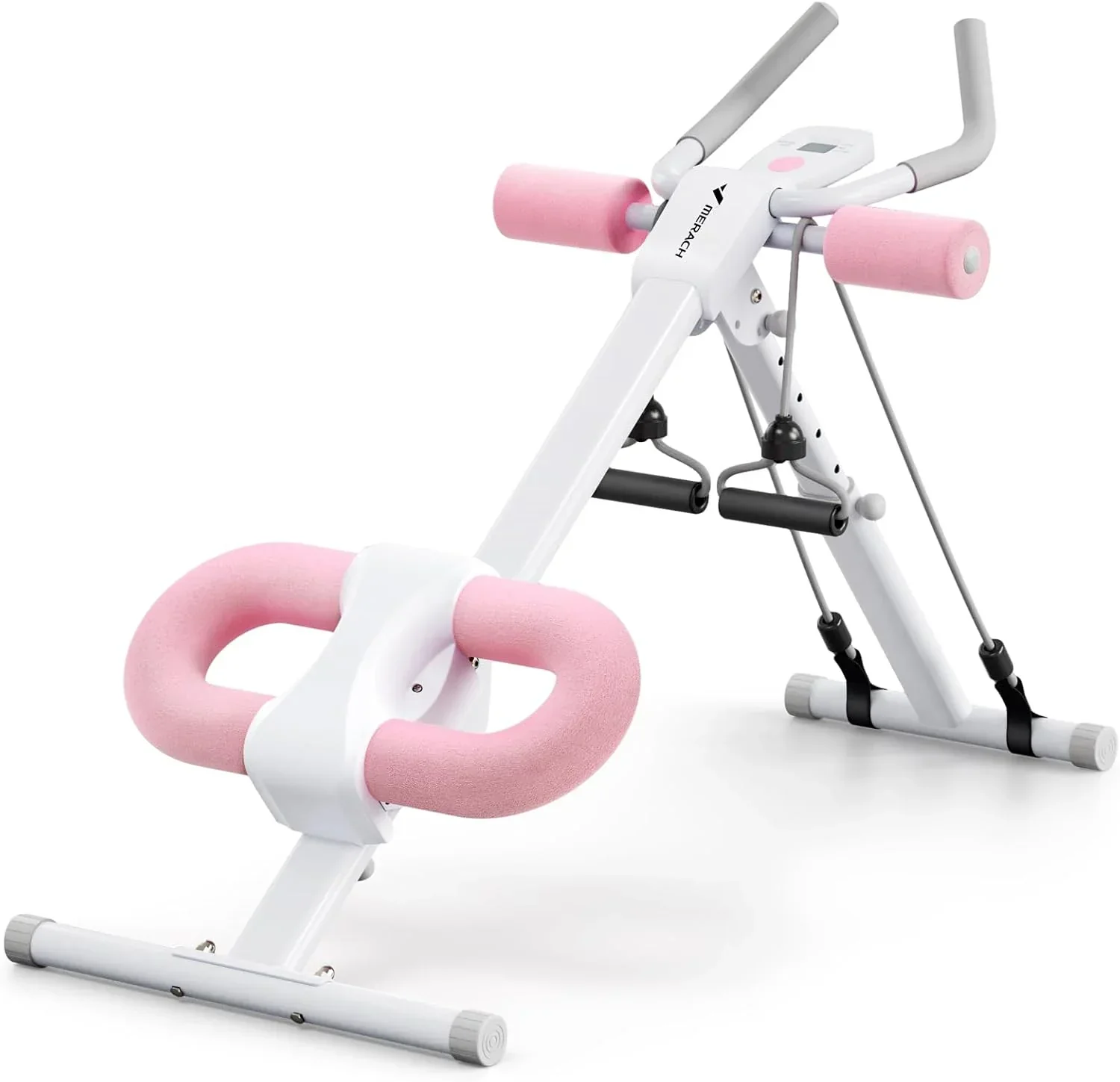 MERACH Adjustable Foldable Ab Trainer With Knee Protection, Pink - MR-2314 - Image 2 MERACH Adjustable Foldable Ab Trainer With Knee Protection, Pink - MR-2314 - Image 2