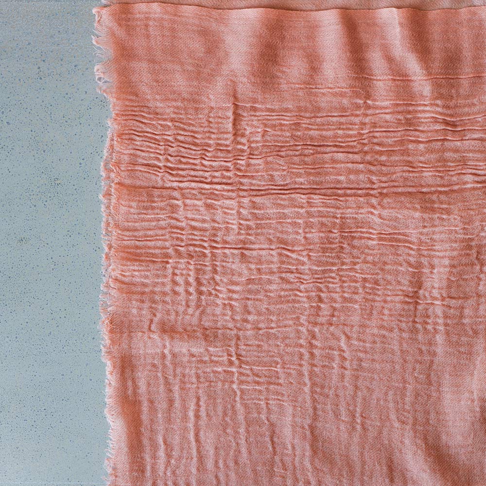 Merci - Étole en laine - Rose