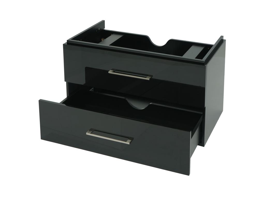Mueble lavabo Premium Tucasago-D16, negro