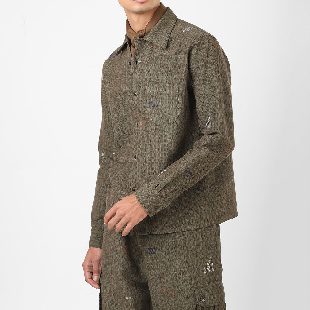 Kardo - Chemise Chintan - Olive