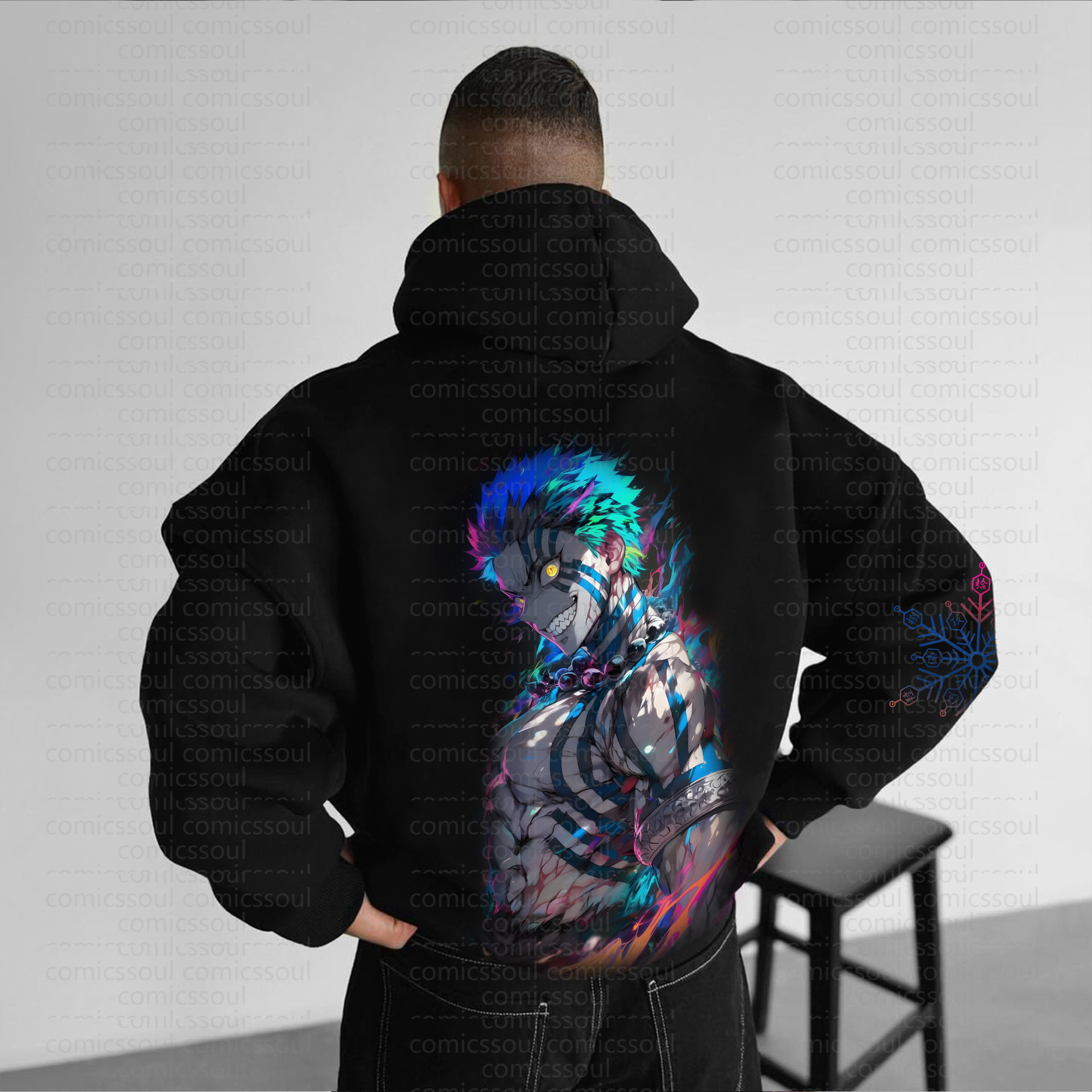 Unisex “ Comicssoul   ” Graphic Streetwear Vintage Hoodie
