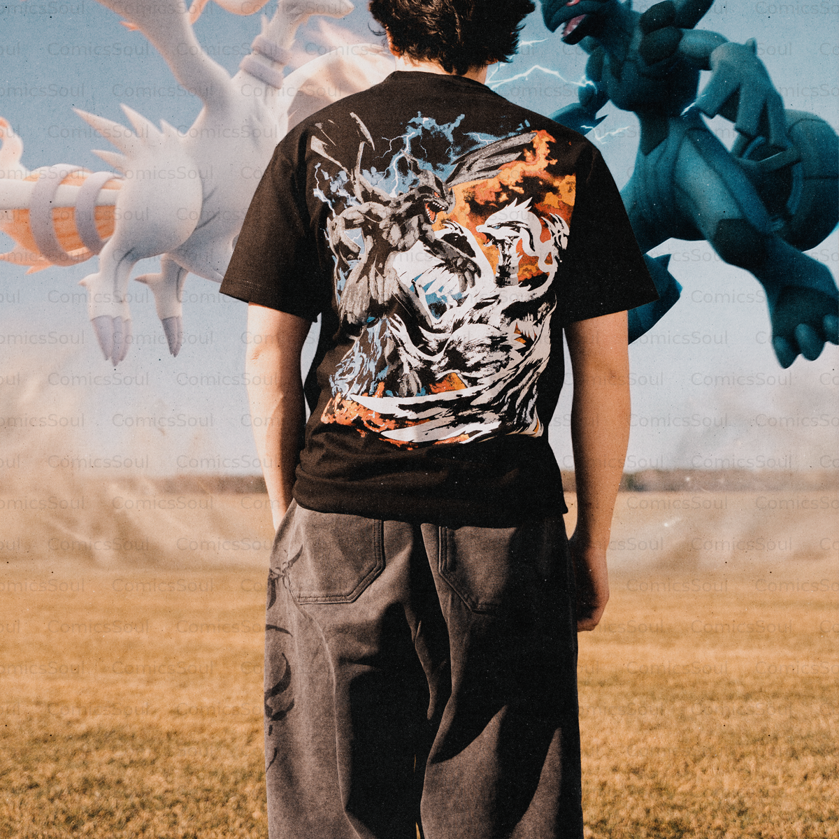 Unisex Anime UNOVA    Inspired Vintage T-Shirt