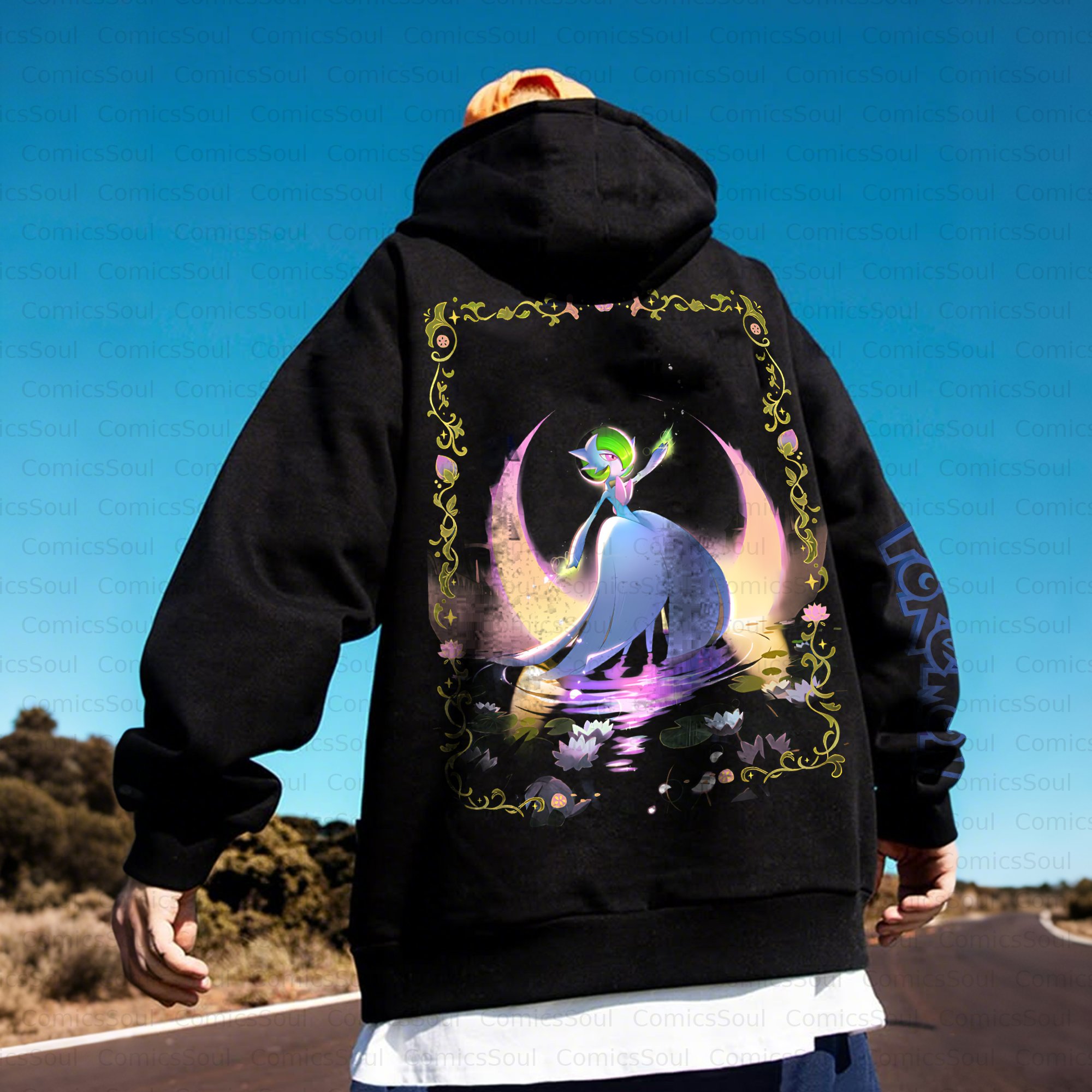 Unisex Anime Inspired Vintage Plush Hoodie
