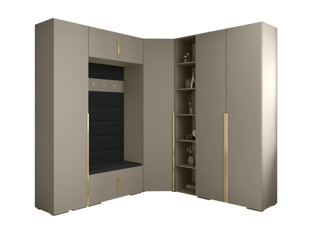 Andreuworldcasa 4 armario con puertas batientes 236.7/232/47