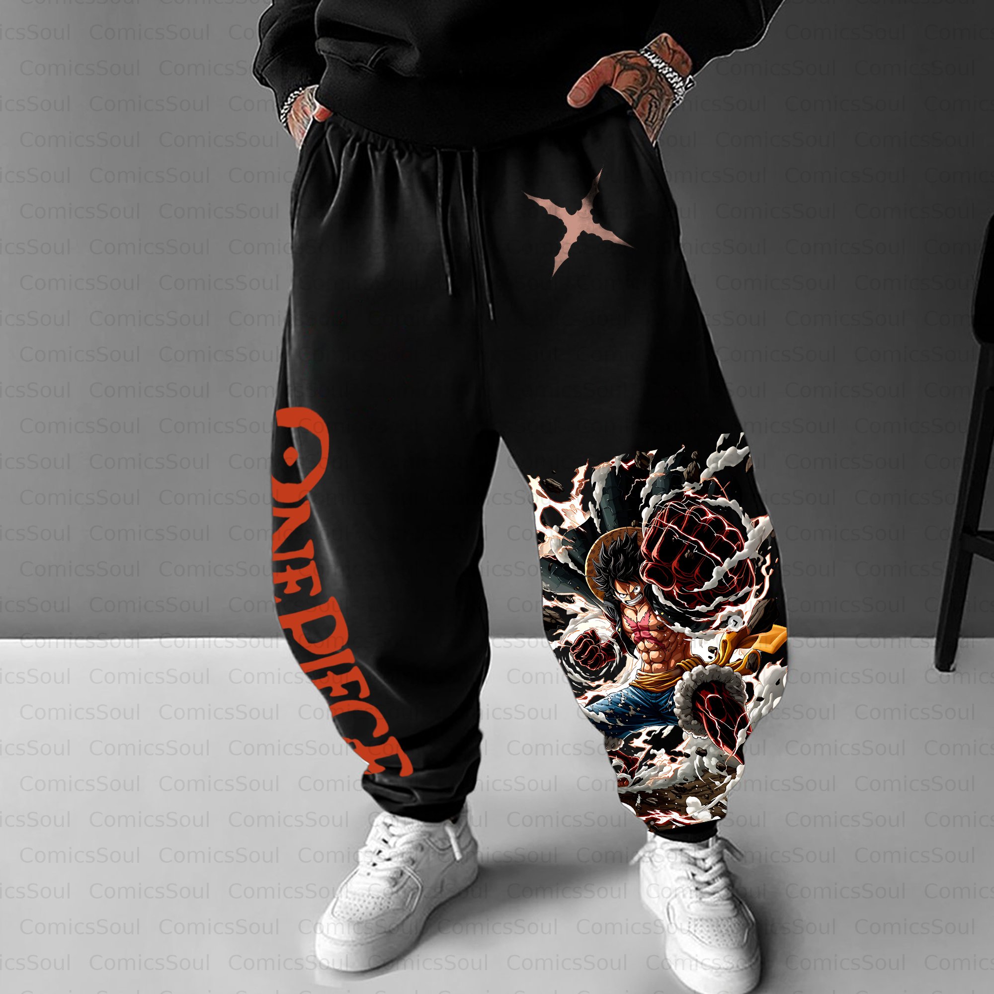 Unisex Casual Anime Streetwear Pant