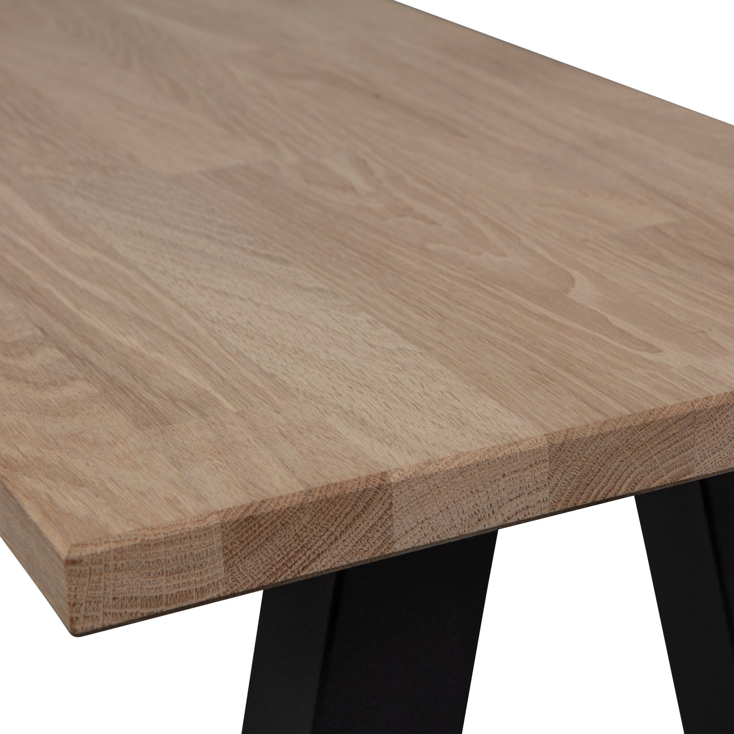 WOOOD Tablo Eetkamerbankje - Eiken - Naturel - 46x160x35