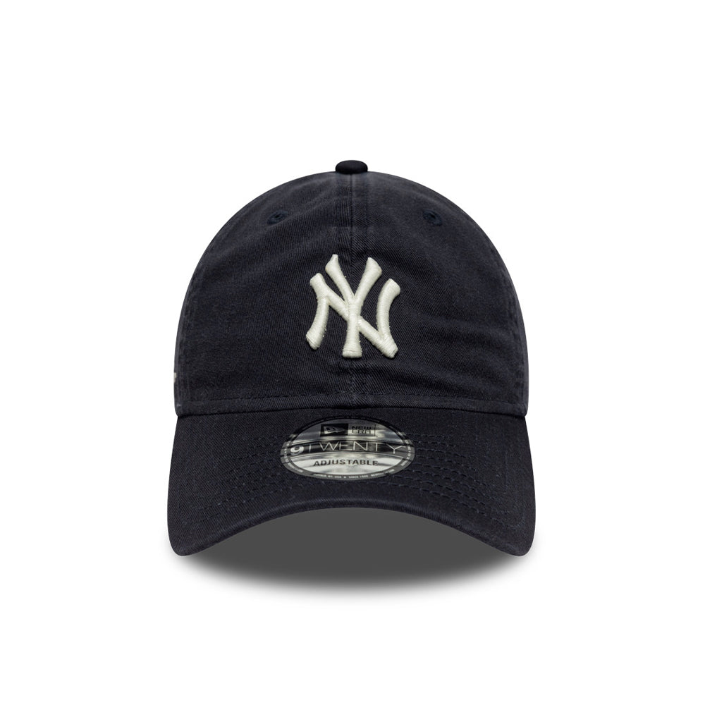 New Era - Casquette Washed Script 9Twenty - Marine