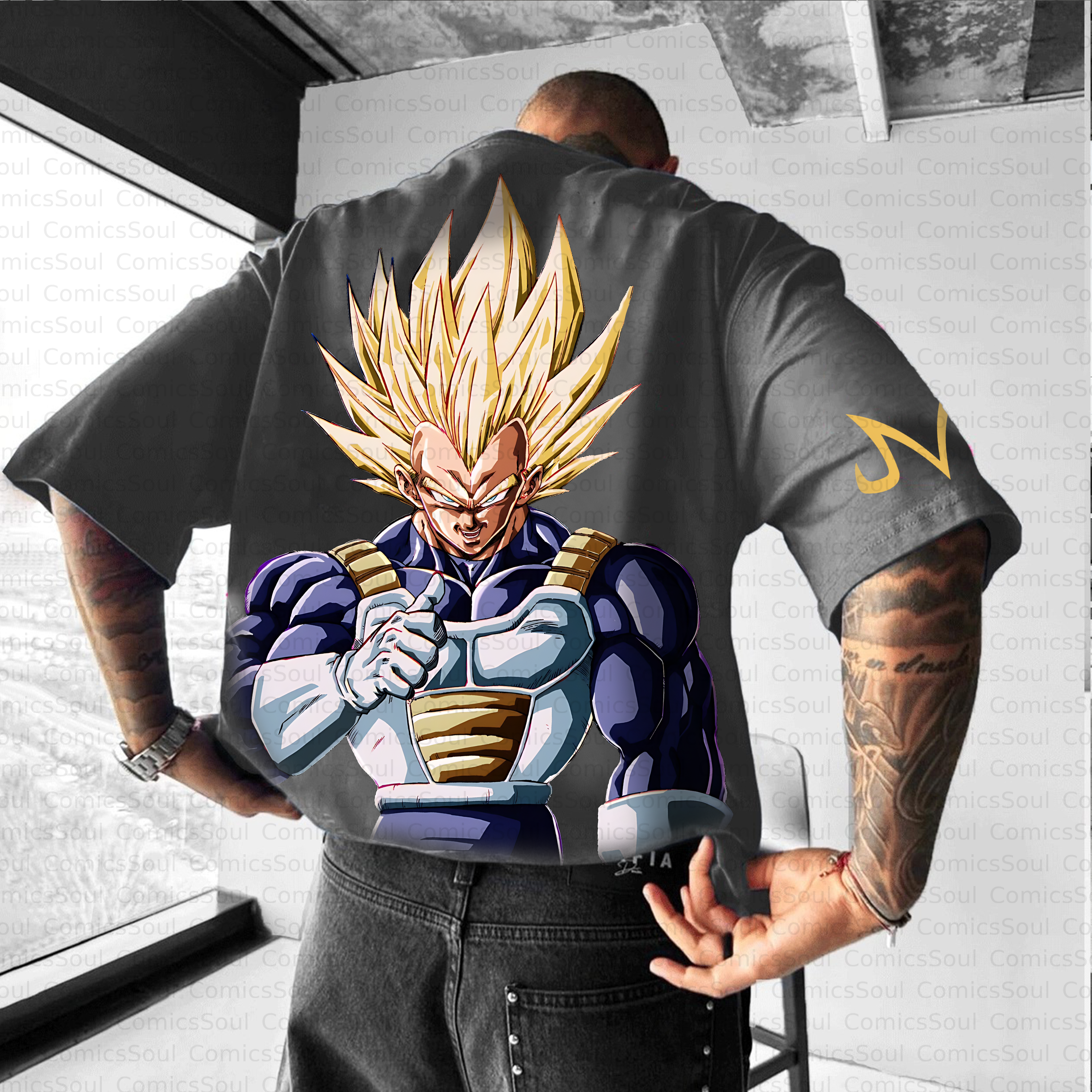 Unisex Anime Inspired Vintage T-Shirt