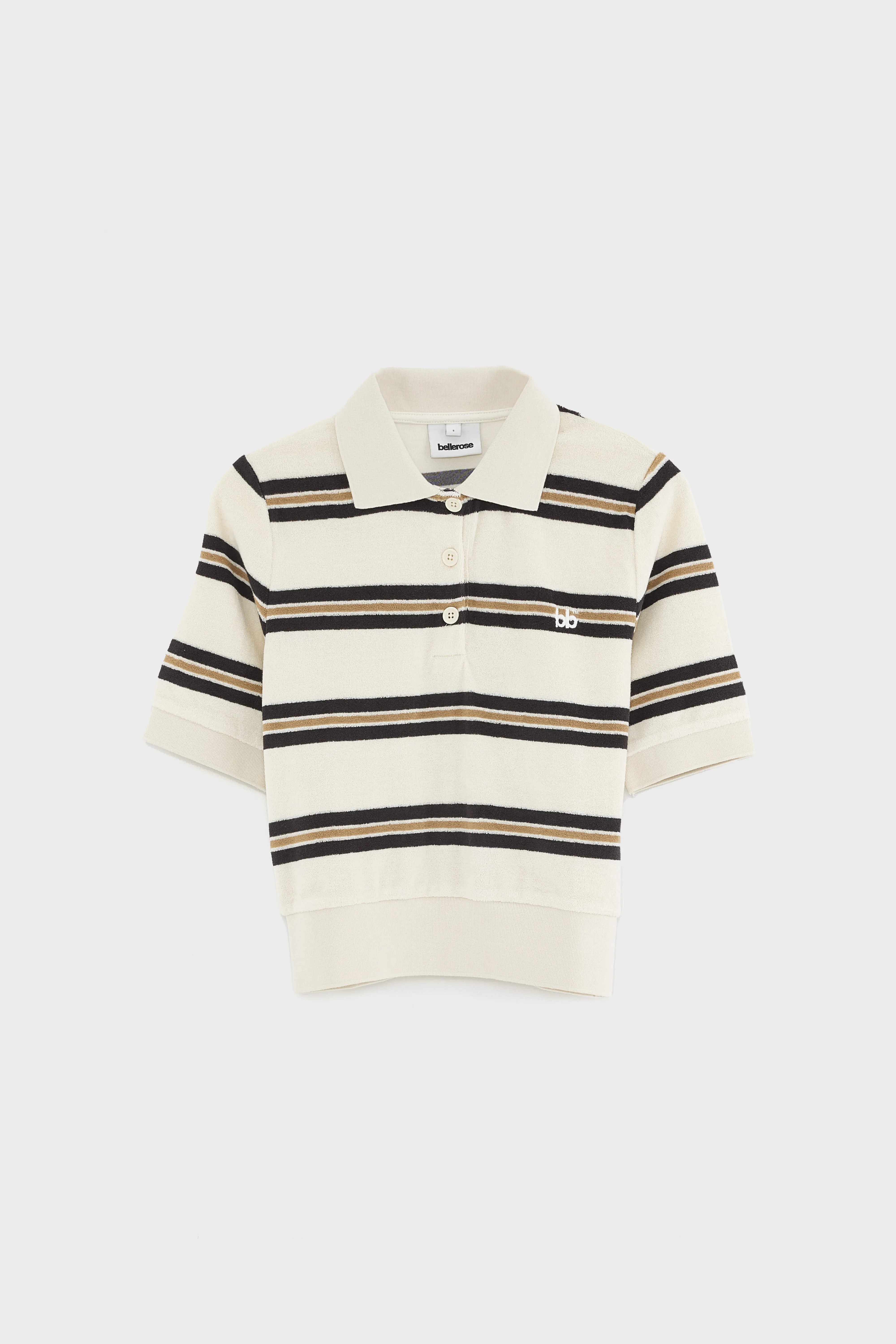 Bellerose Crixus terry polo (261 / W / STRIPE B)