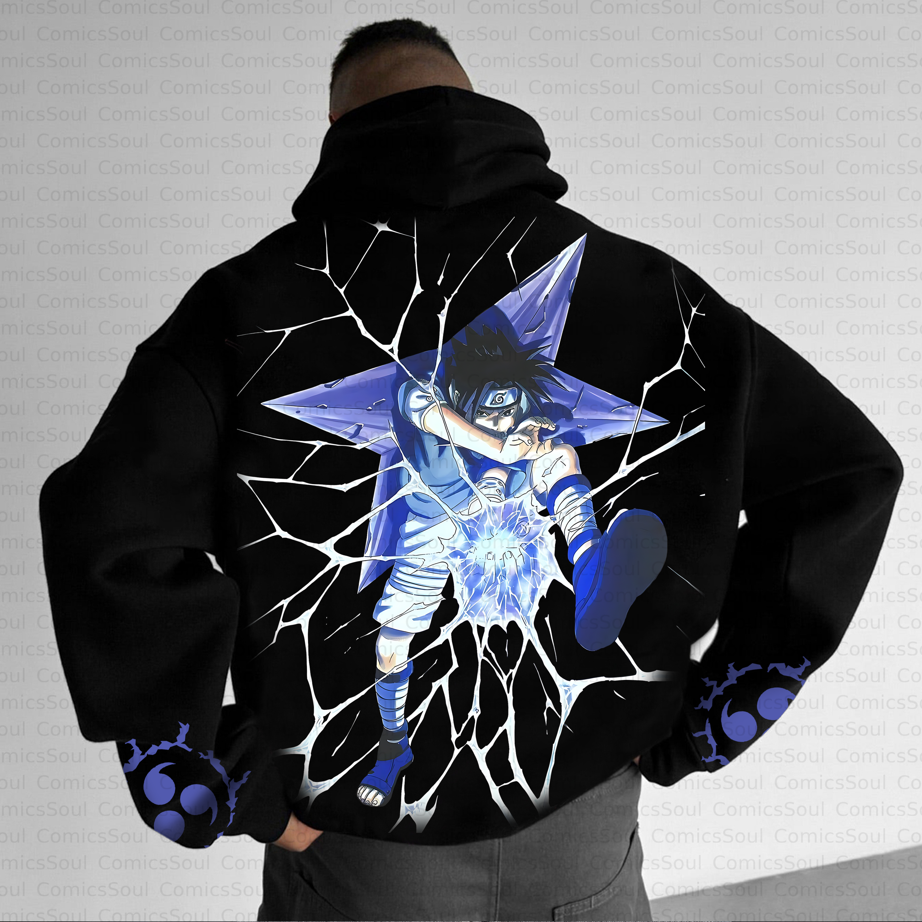 Unisex Anime Inspired Vintage Plush Hoodie