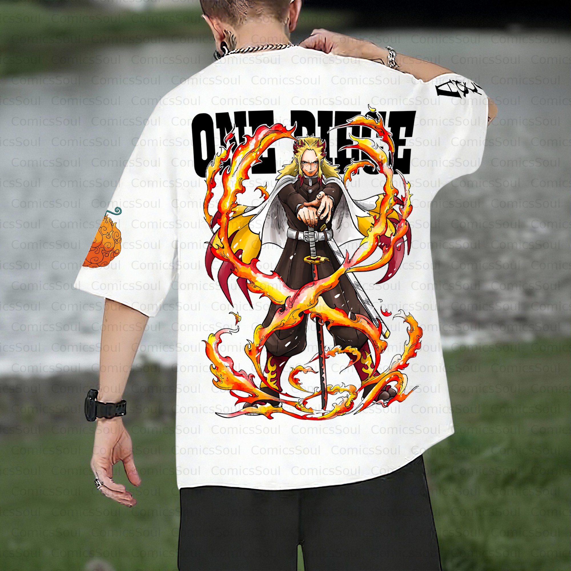 Unisex Anime Inspired Vintage T-Shirt