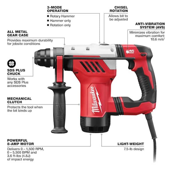 1-1/8 in. SDS-Plus Rotary Hammer - Image 3
