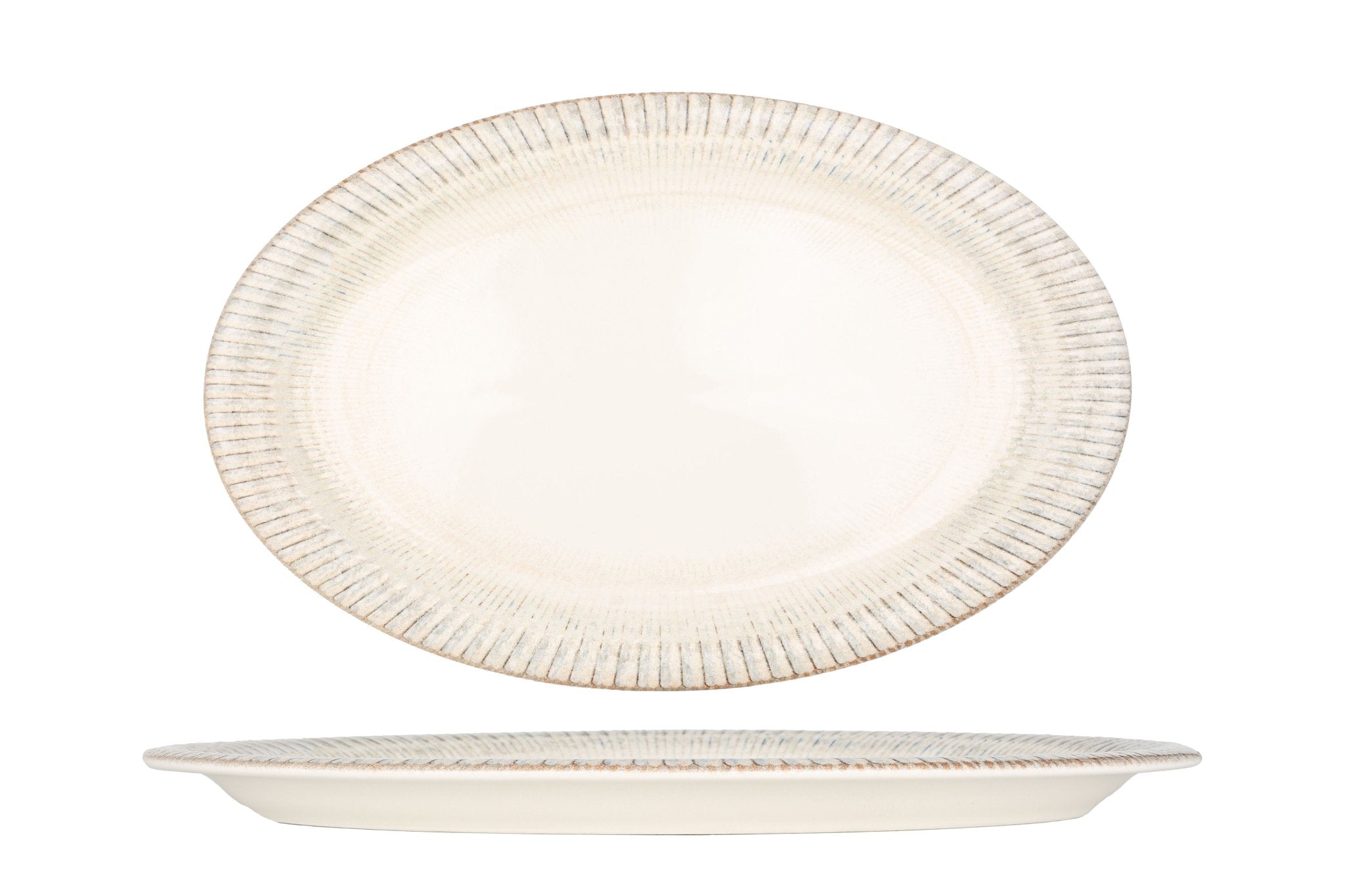 Bonna Serveerschaal - Galata - Porselein - 32 cm - set van 2