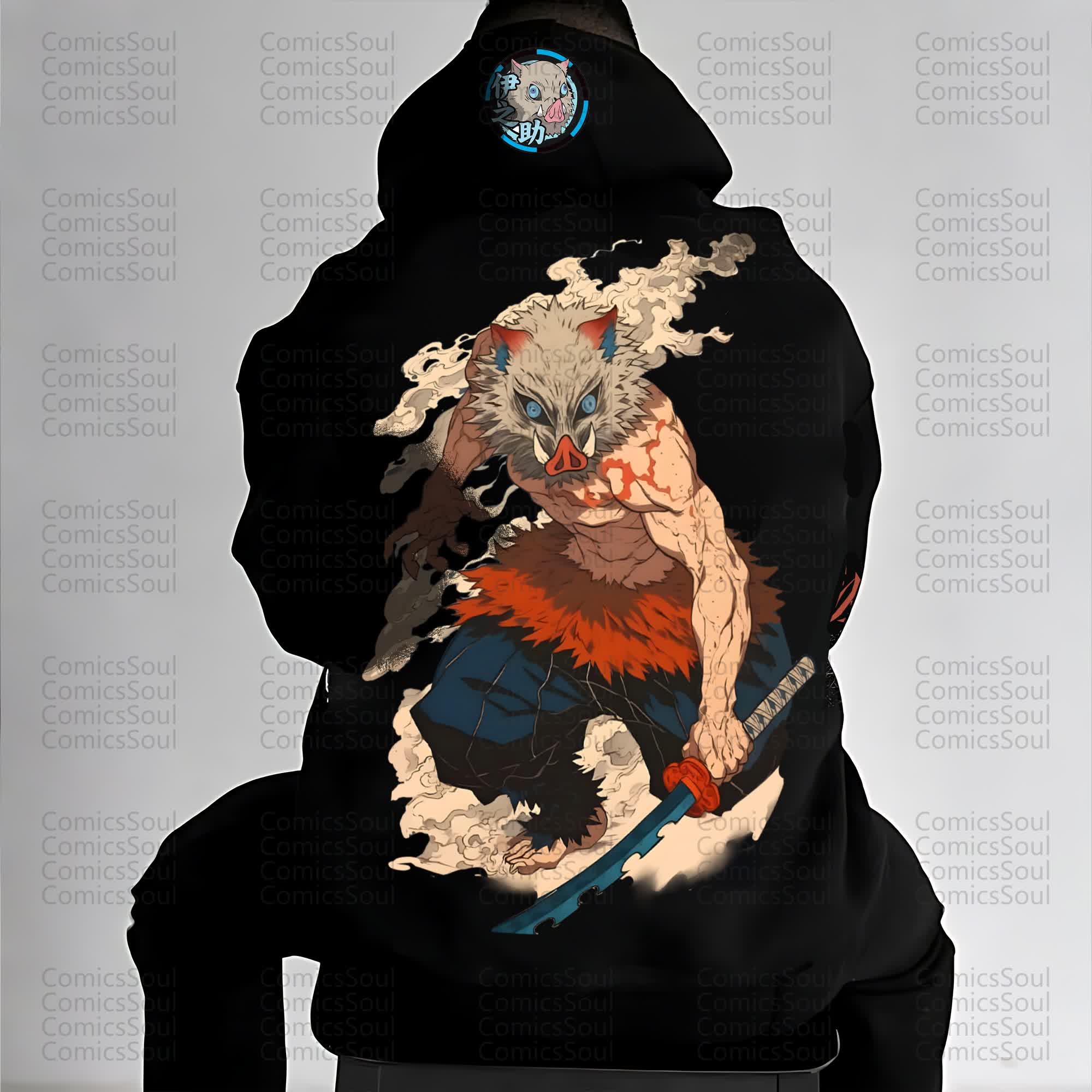 Unisex “Comicssoul” Anime Graphic Streetwear Vintage Hoodie